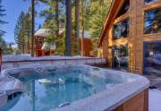 Relaxing hot tub | Tahoe City Ski Chalet