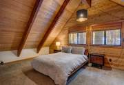 Primary Bedroom | Tahoe City Ski Chalet