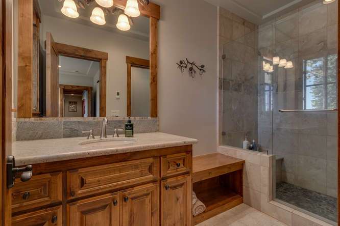 Exceptional Truckee Acreage Estate | 13074 Timber Ridge Ct | Guest Bathroom