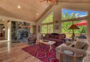Home for Sale in Tahoe City | 430 Granlibakken Rd Tahoe City | Living Room