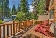 Lake Tahoe Home for Sale | 430 Granlibakken Rd Tahoe City | Master Deck