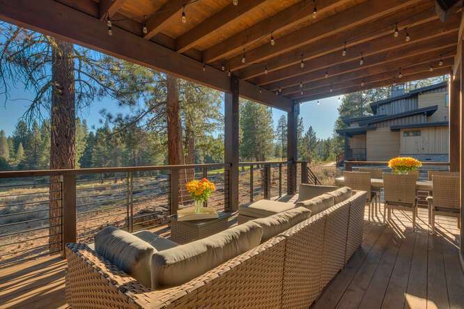 Deck featuring beautiful views | Gray's Crossing Golf Course home