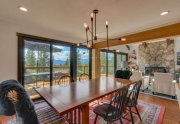 North Lake Tahoe Luxury Home for Sale | 3185 Meadowbrook Drive | Dining Room with View of Lake Tahoe