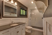 North Lake Tahoe Real Estate | 3185 Meadowbrook Drive | Guest Bathroom