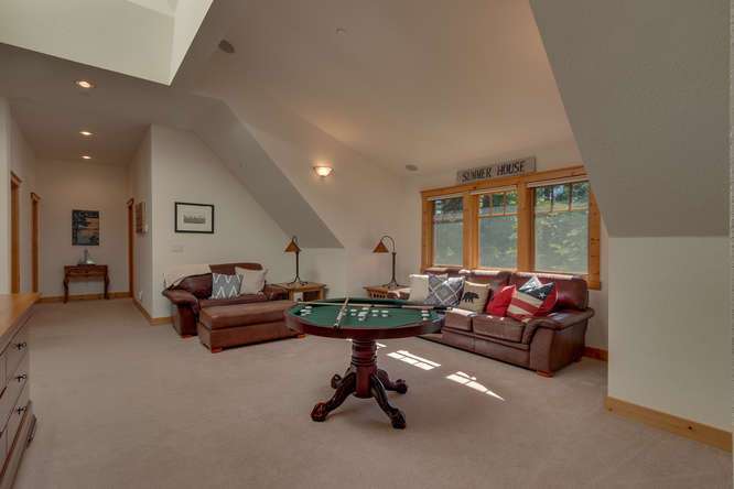 Spacious family room | Carnelian Bay Luxury Home