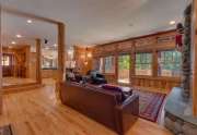 Gorgeous living room | Carnelian Bay Luxury Home