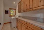 Laundry room | Carnelian Bay Luxury Home