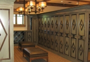 Camp Lodge Mens Locker Room at Martis Camp