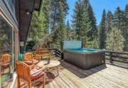 Spacious deck with hot tub | 1825 Deer Park Dr.