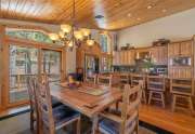 Open concept dining area | Tahoe Donner Getaway