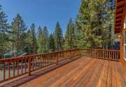 Spacious, sunny deck | Tahoe Donner Getaway