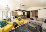 Beautiful living room with vaulted ceilings | 11940 Pine Forest Rd.