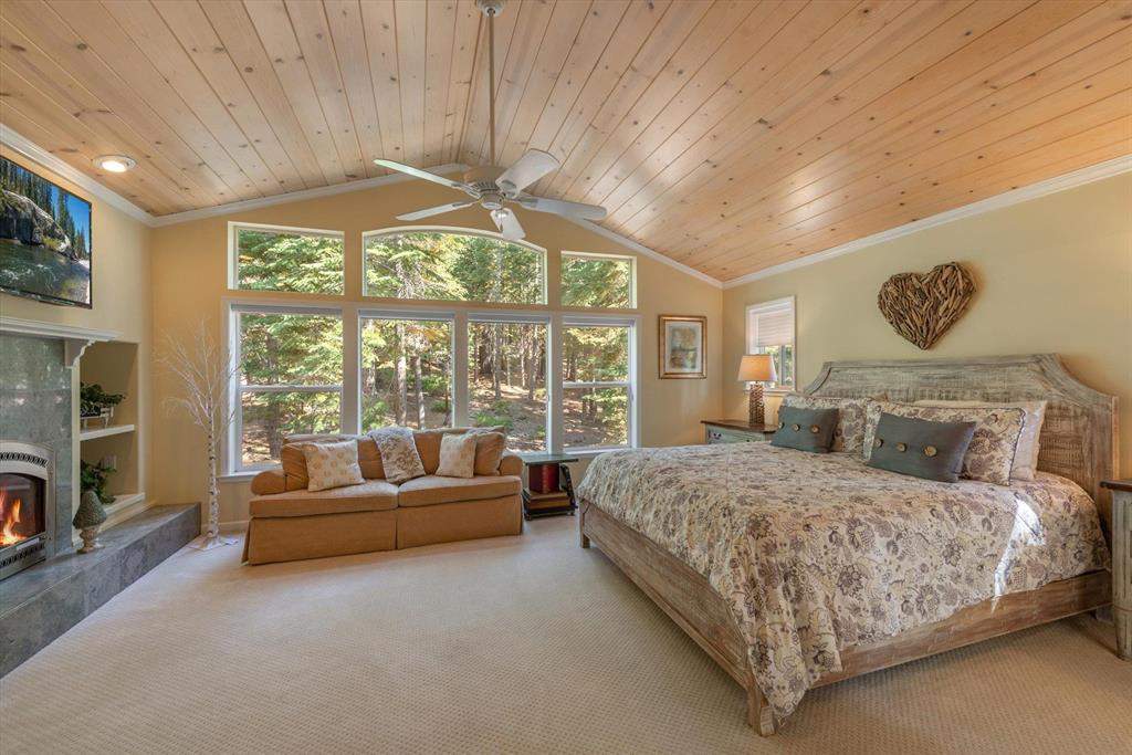 Primary bedroom | Tahoe Donner Luxury Property