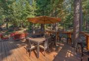 Spacious deck | Tahoe Donner Luxury Property