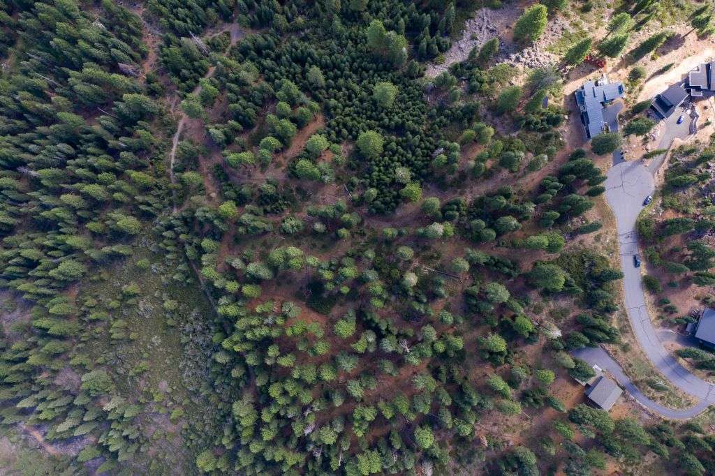 Truckee  Real Estate for Sale  | 10530 Aspenwood Rd |  Overhead View of Truckee Lot for Sale