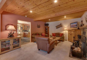 Lake Tahoe Cabin | 1640-Cedar Crest Ave | Living Room