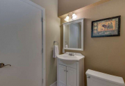Tahoe City Cabin Real Estate | 1640-Cedar Crest Ave | Half Bathroom
