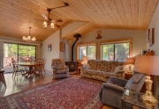 Tahoe Donner Home for Sale | Open Living Room