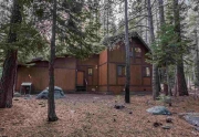 Tahoe Donner Cabin | View through the trees