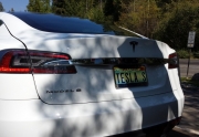 Tesla Model S in Lake Tahoe