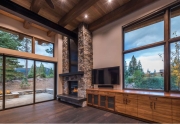Truckee Luxury Real Estate | 8621 Lloyd Tevis Dr | Fireplace and view