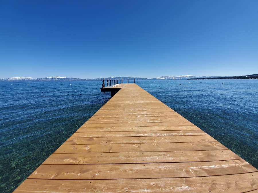 Lakefront Pier on the West Shore of Lake Tahoe