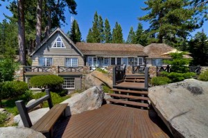 9922 Lake Street | Lake Tahoe Lakefront Home front image for Top 10 Luxury Home Sales in North Shore Lake Tahoe 2013 blog post