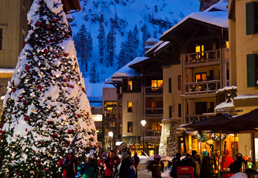 Holiday Festivities at Squaw Valley for celebrate the holidays in North Lake Tahoe blog post