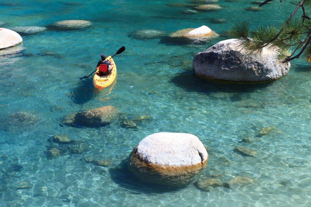 Kayak on Lake Tahoe