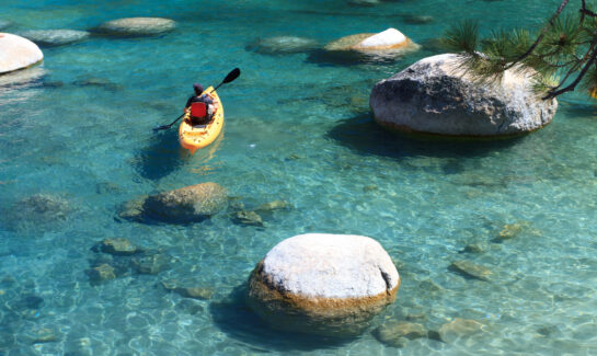 Kayak on Lake Tahoe