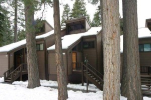 exterior snowy view of 6018 Mill Camp | Northstar condominium