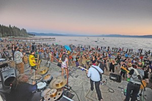 music on the beach