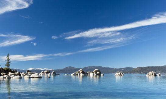 Image of Lake Tahoe for dog friendly beaches in Lake Tahoe