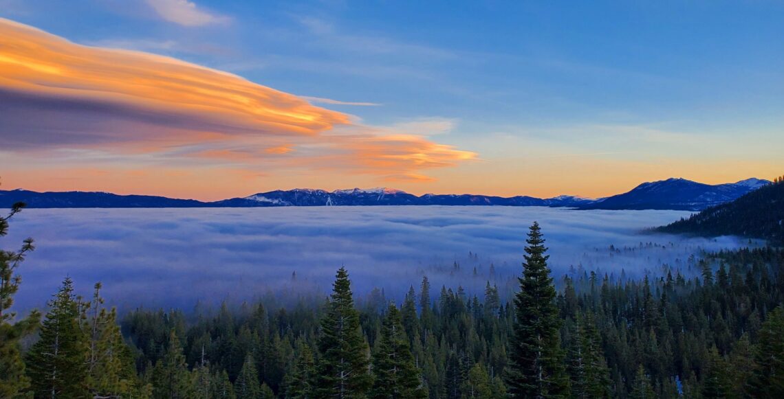 Magical Fog over Lake Tahoe - Tahoe City View Home