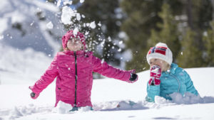 Image of kids playing in the snow for February Events in North Lake Tahoe