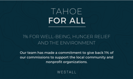 giving back in north lake tahoe