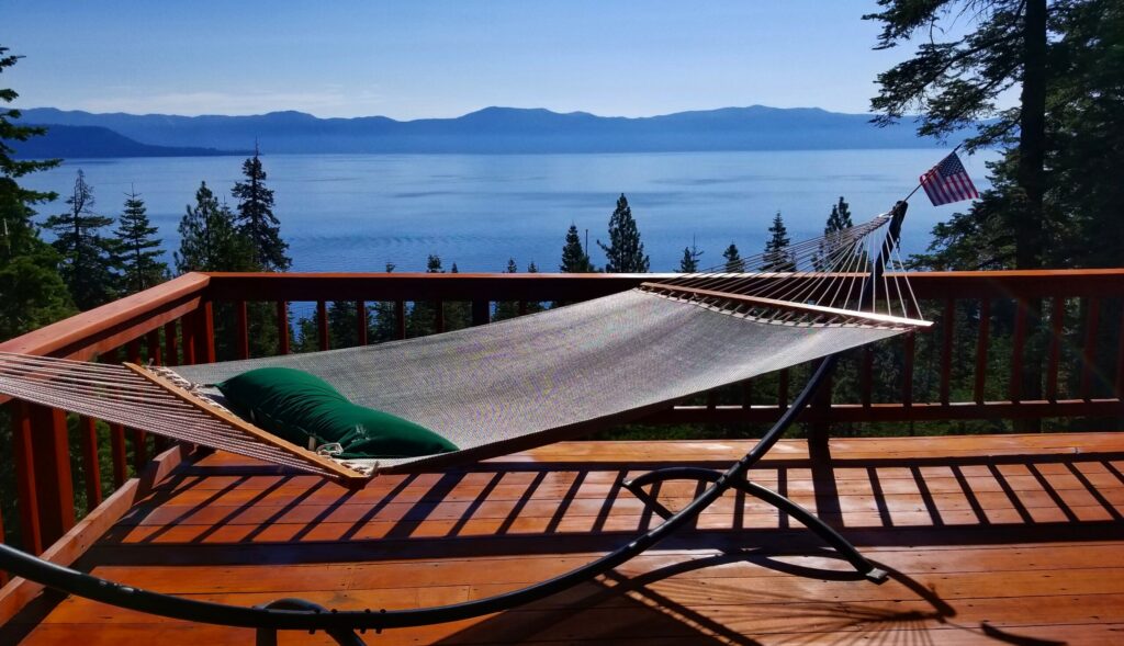 Hammock overlooking Agate Bay Hammock overlooking Agate Bay